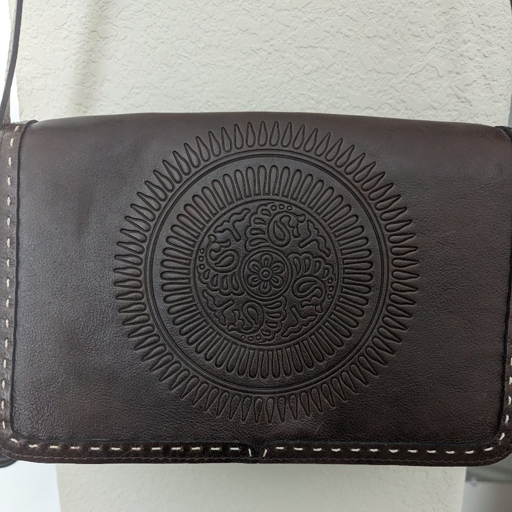 NWT - Patricia Nash Genuine Leather Crossbody Purse